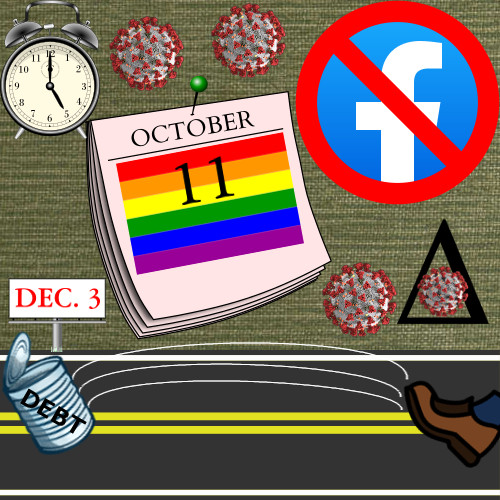 The Debt Ceiling Can is Kicked Down the Road. Monday's national Coming Out Day