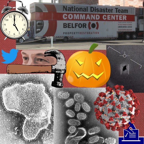 Diseases Abound, Twitter Succumbs, Right-Wing Hammer Attack, Sandy + 10
