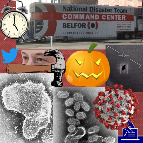 Diseases Abound, Twitter Succumbs, Right-Wing Hammer Attack, Sandy + 10