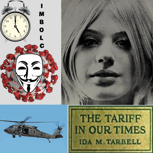 Marianne Faithfull, Plane Crash, IMBOLC, Tariffs
